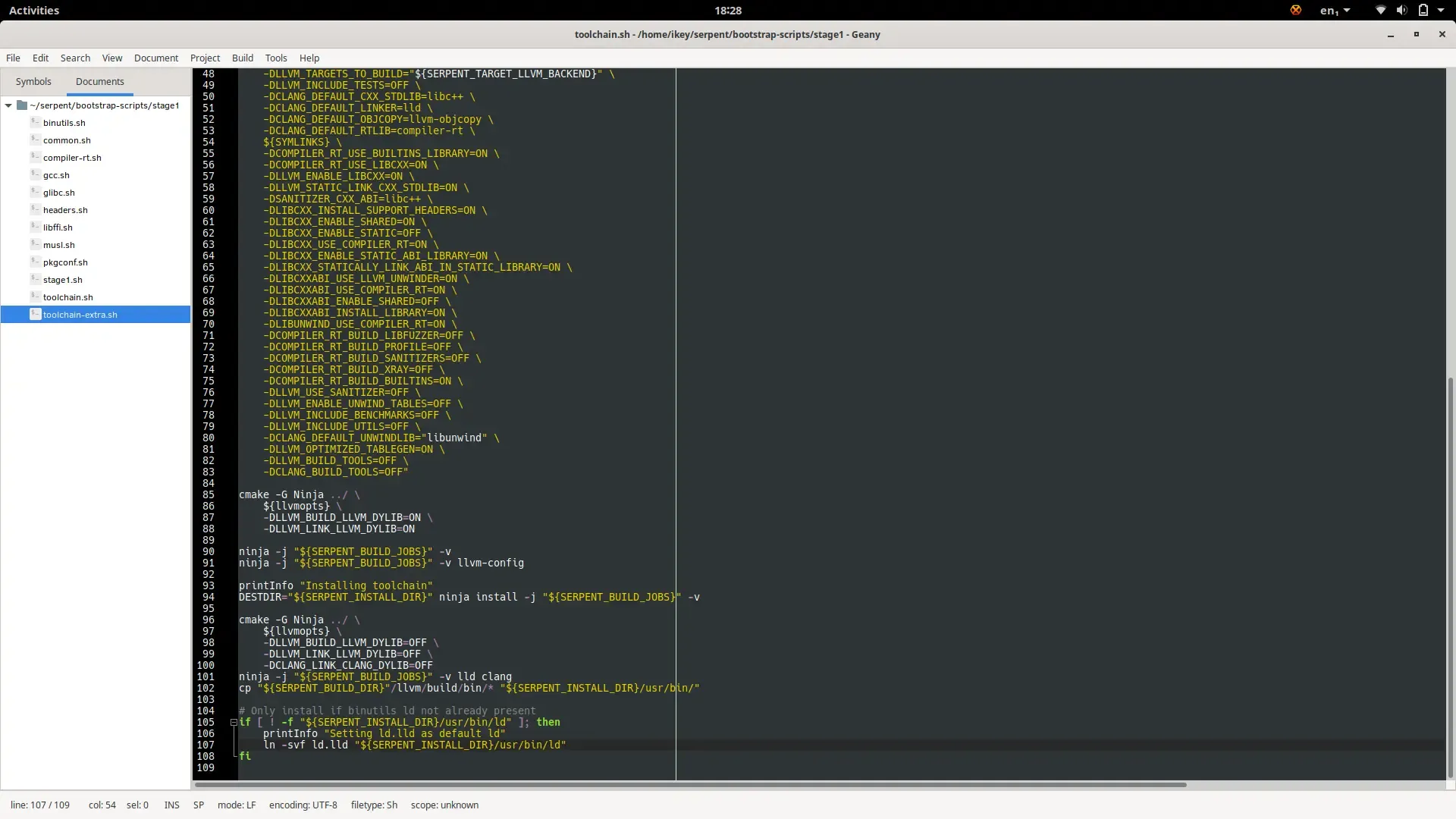 Toolchain bootstrap
