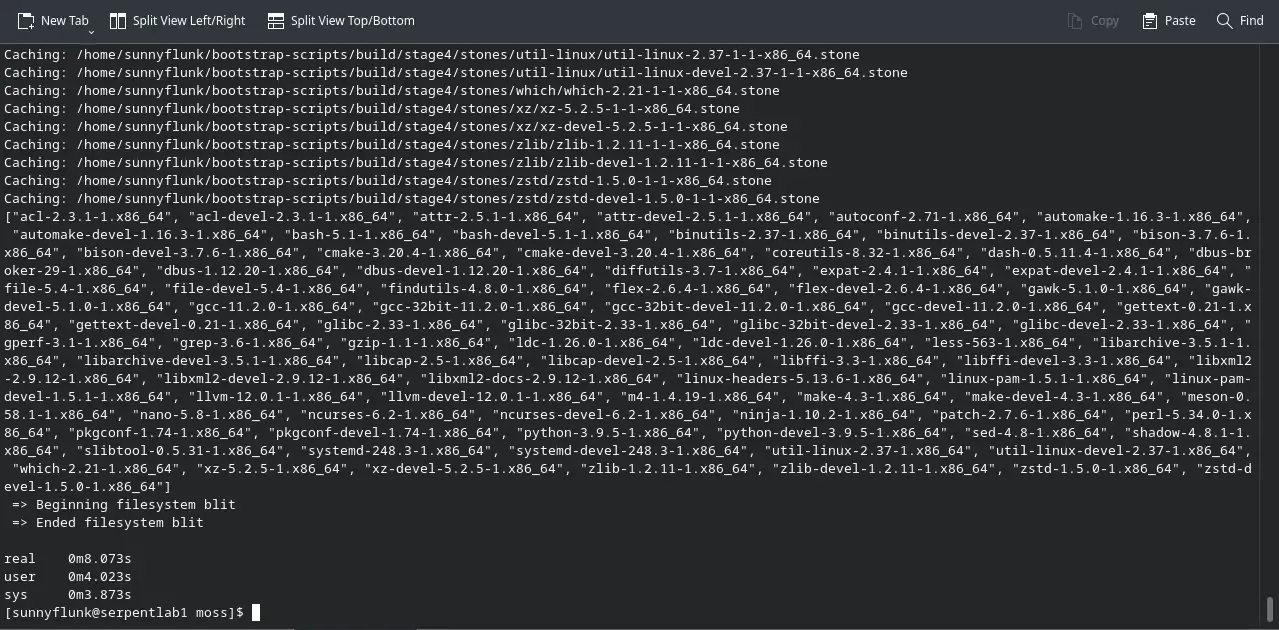 Eight seconds (for a small number of dependencies) that don’t need to be endlessly repeated