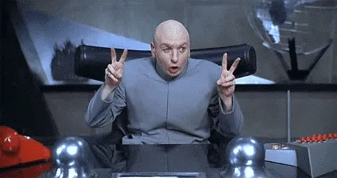 Dr-Evil making air quotes
